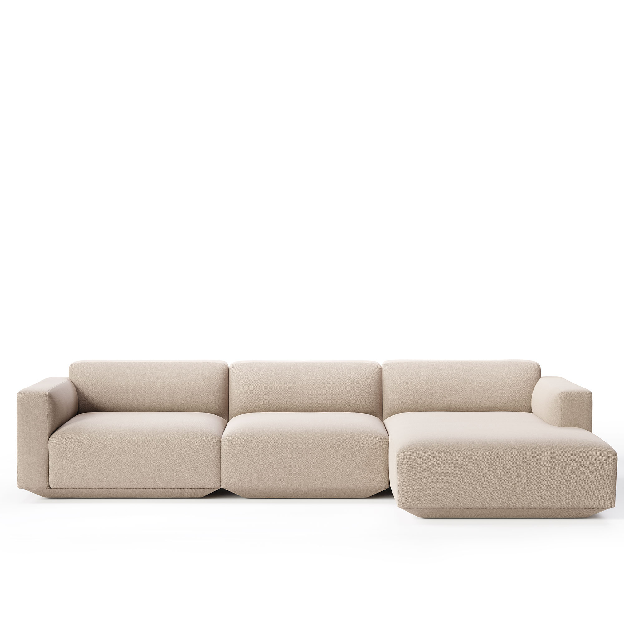 Develius 3-seater with left chaiselong (Configration E) Fast track