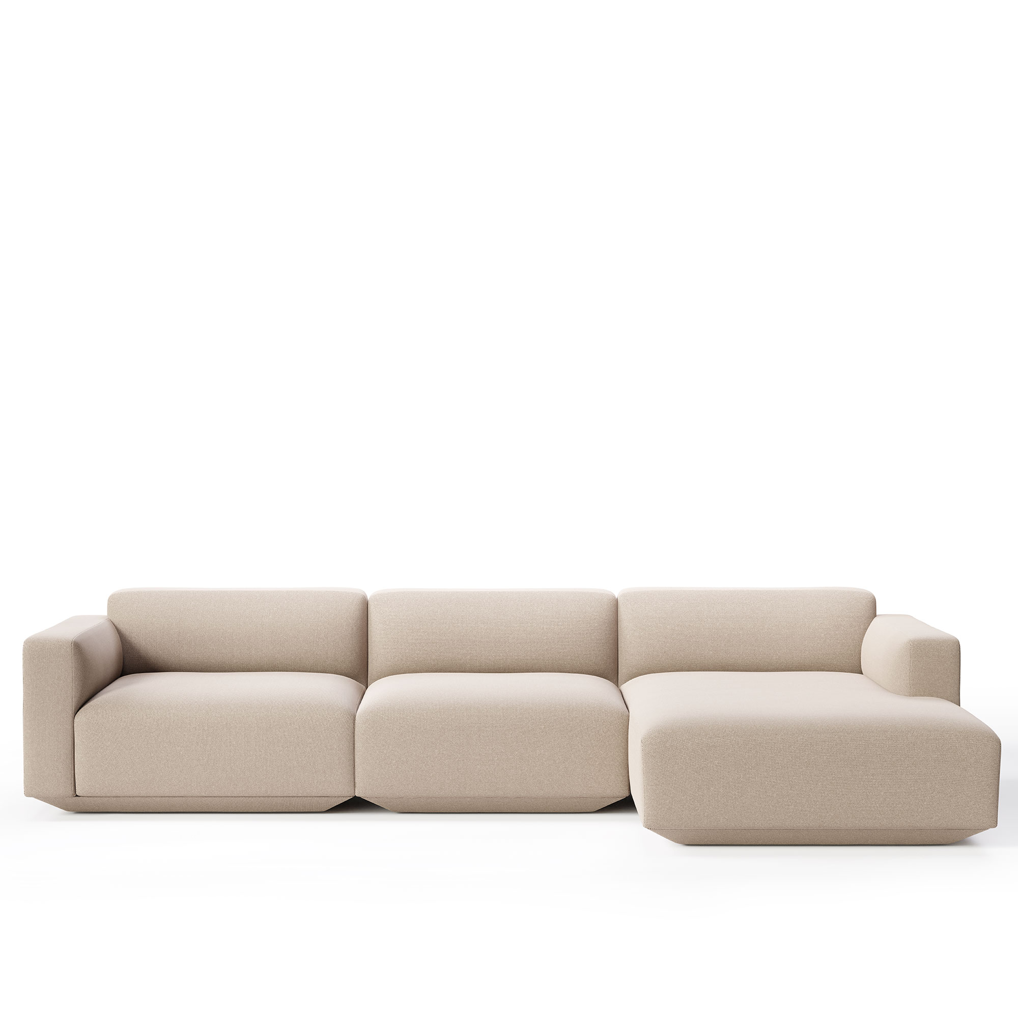 Develius 3-seater with right chaiselong (Configration F) Fast track