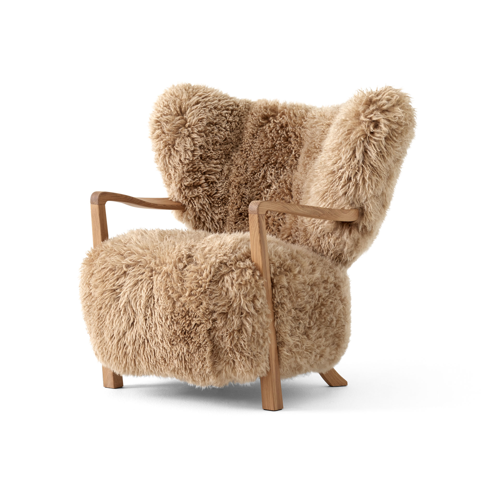 Wulff Lounge Chair ATD2 & Wulff Pouf ATD3