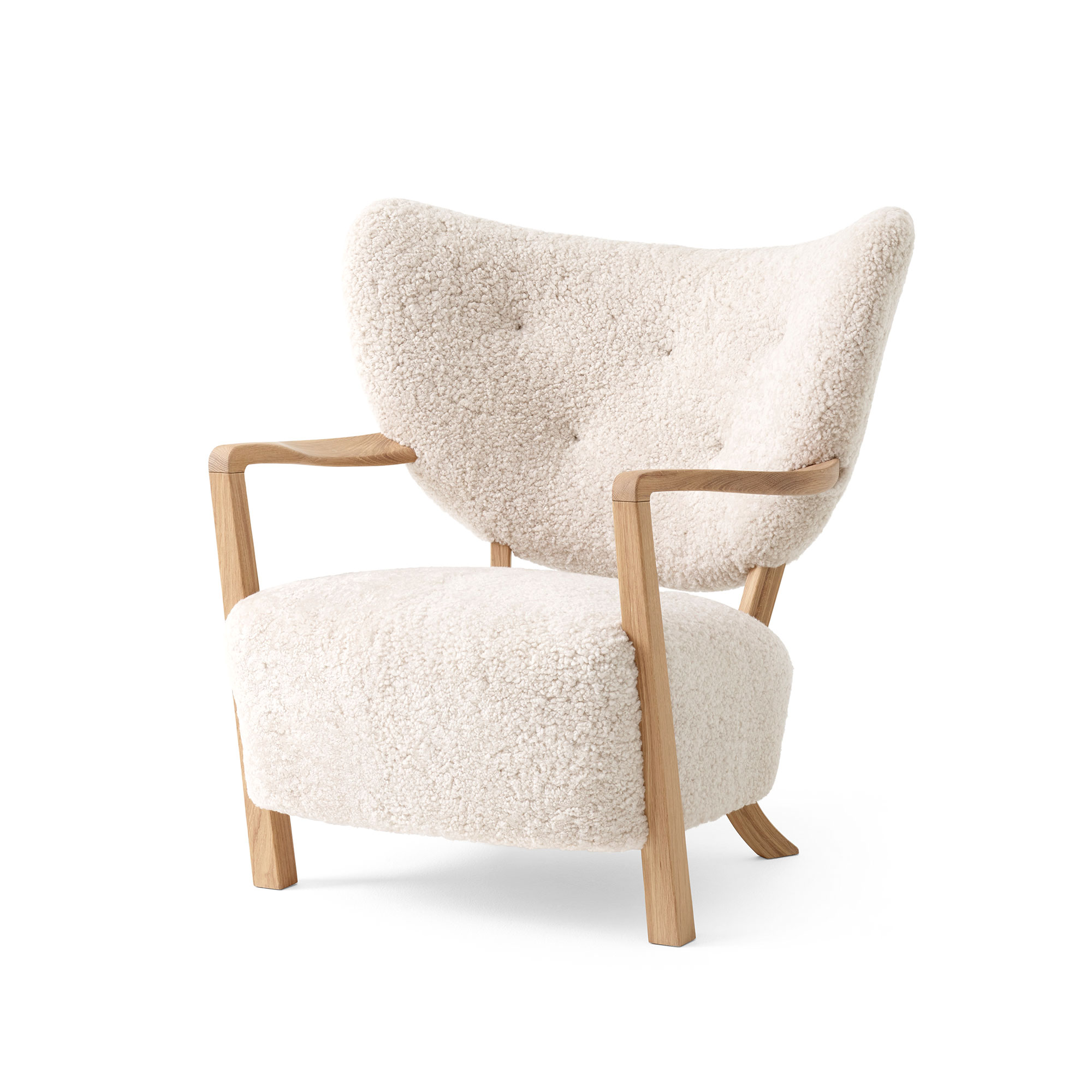 Wulff Lounge Chair ATD2 & Wulff Pouf ATD3