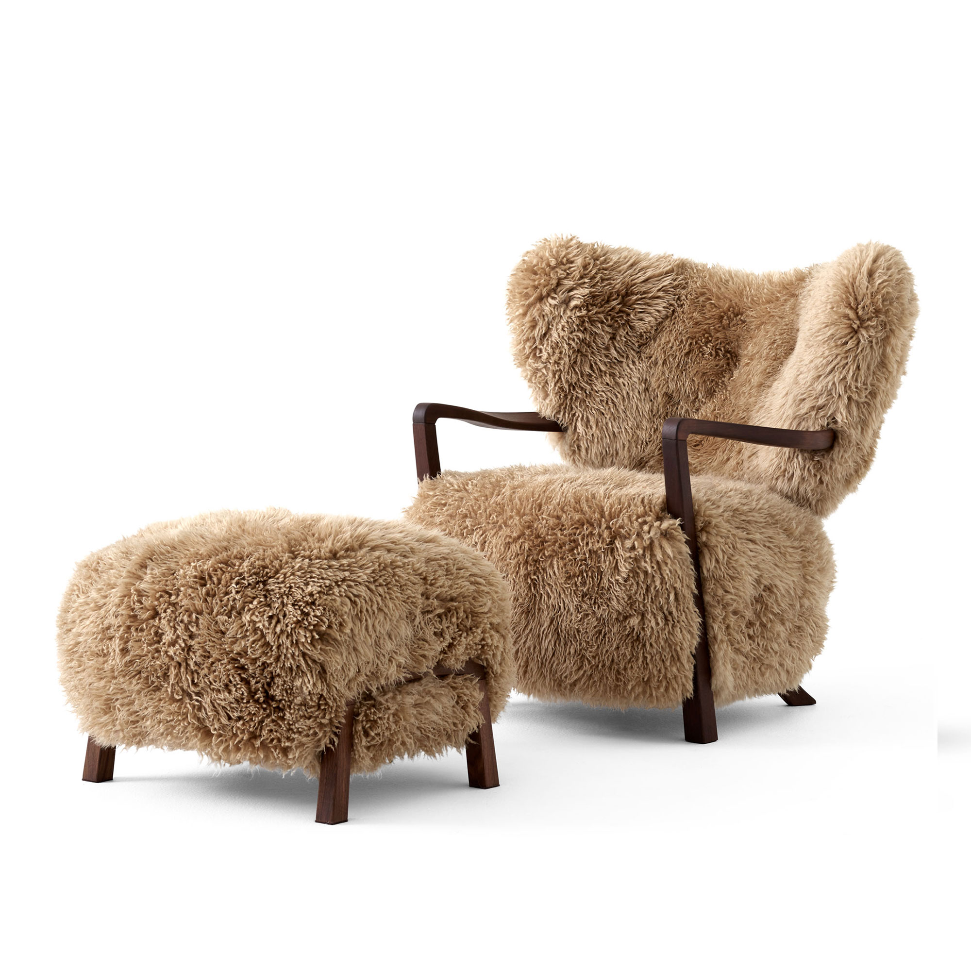 Wulff Lounge Chair ATD2 & Wulff Pouf ATD3 Designers Choice