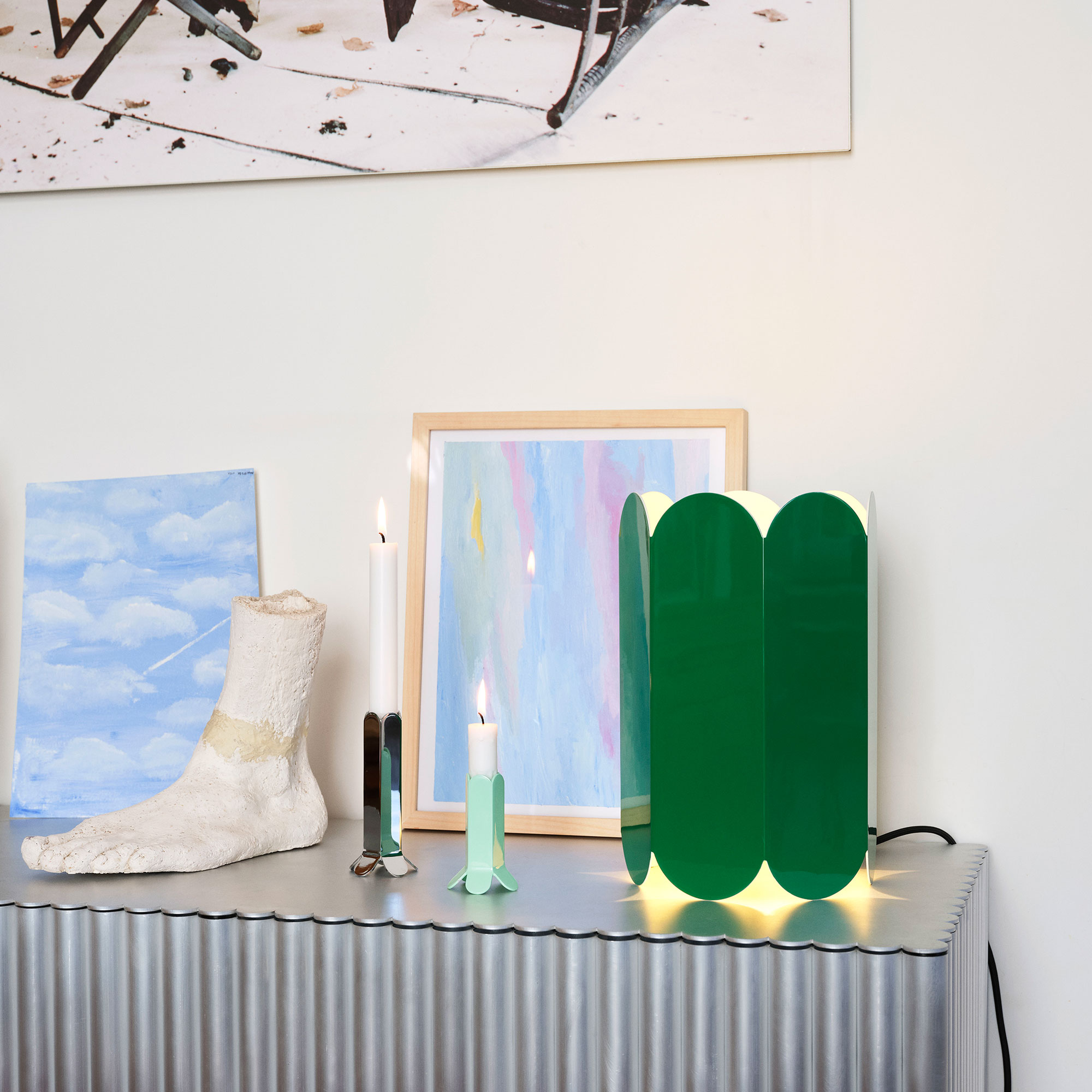 Arcs Shade Table & Arcs Shade Pendant