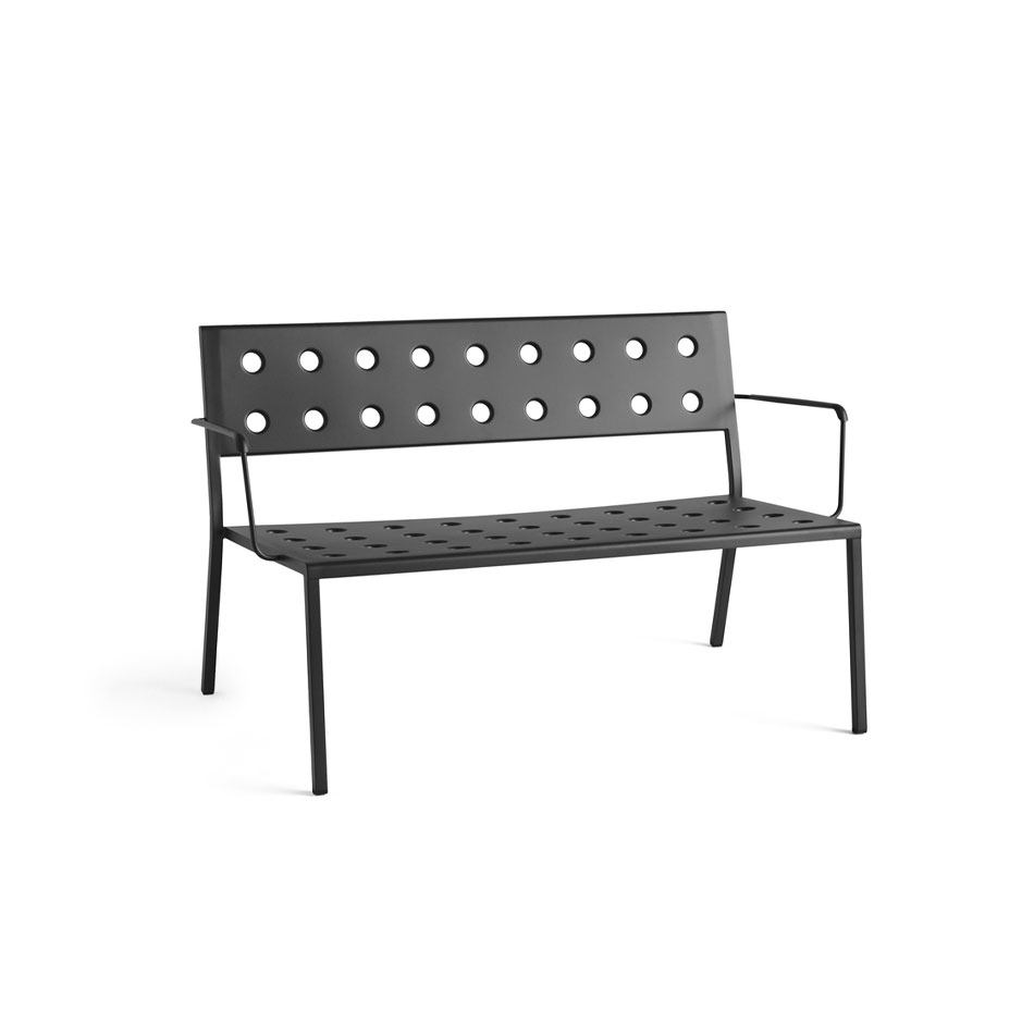 Balcony Lounge Bench w. armrest