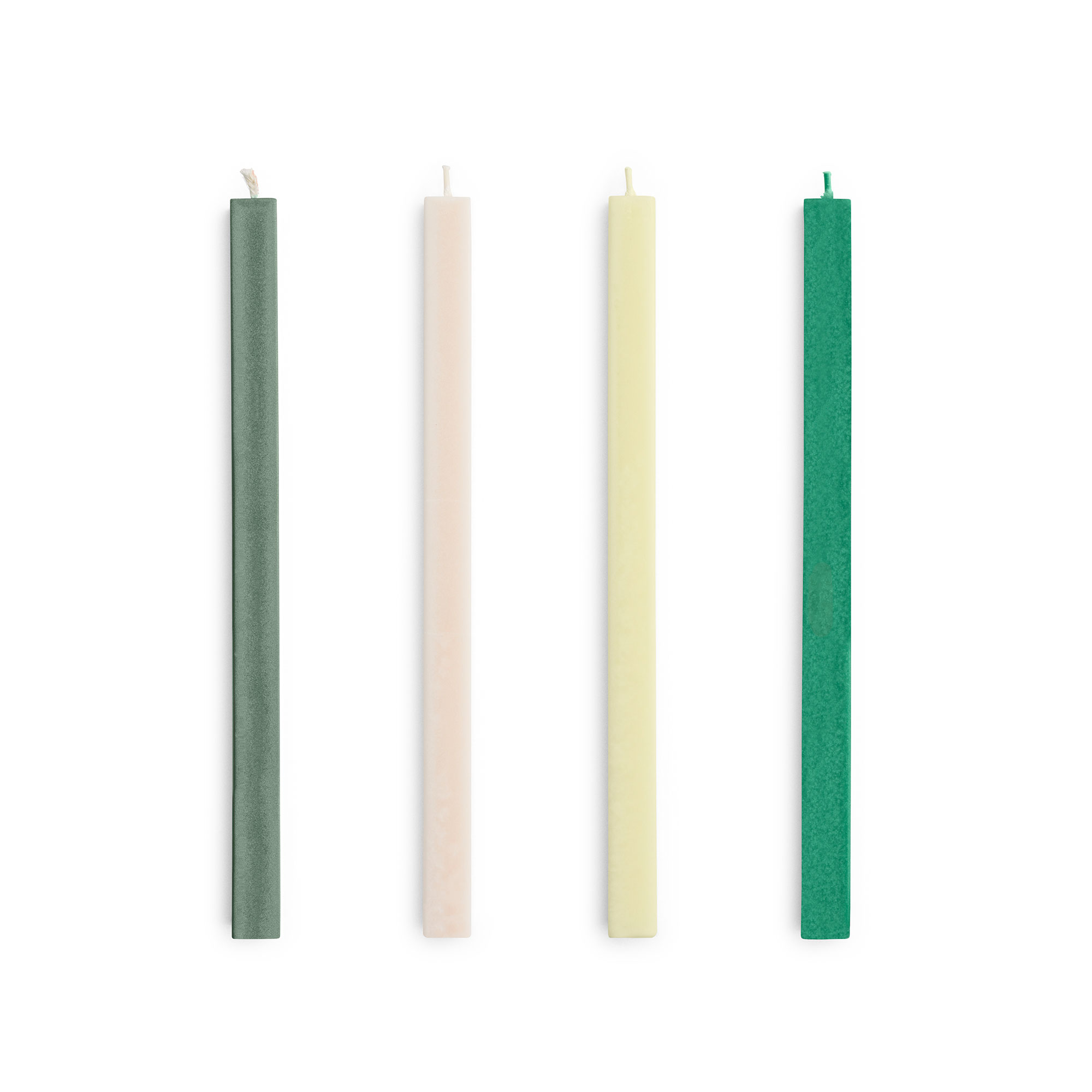 Square Candle, Set of 4