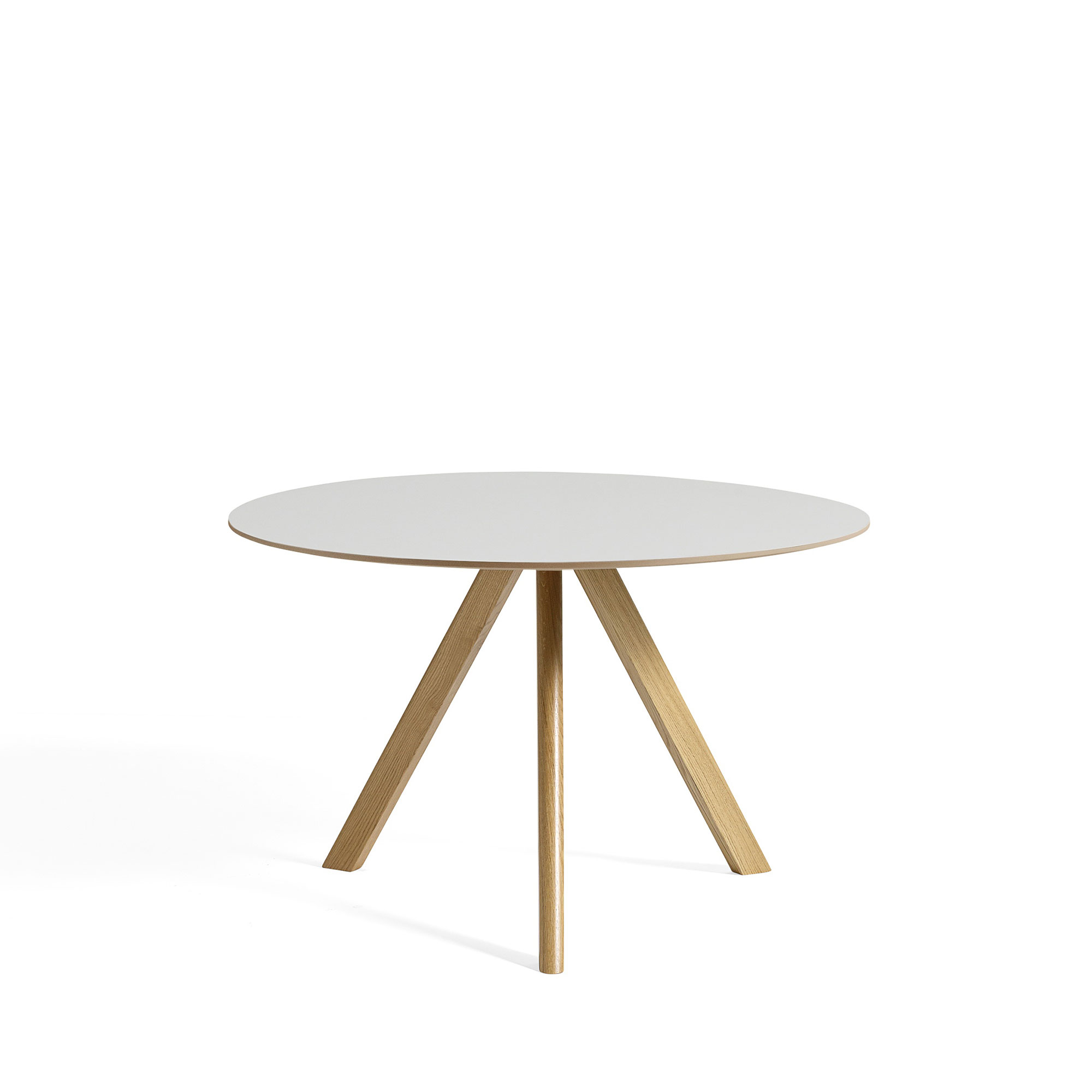 【CHOP】 HAY COPENHAGUE TABLE CPH20 HAY CPH20 2.0 table, 120 cm, lacquered oak - lacquered oak veneer
