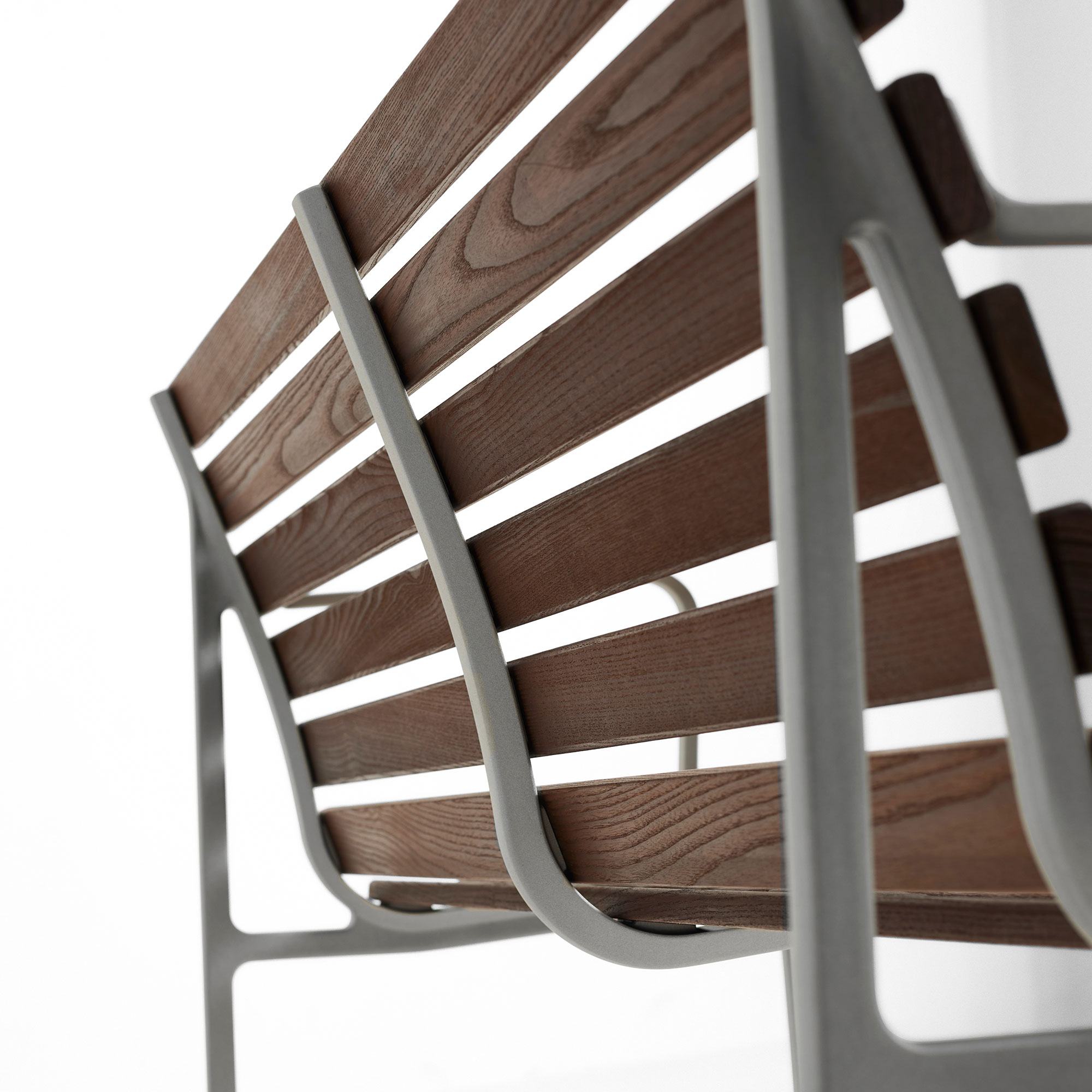 Traverse Dining Bench w. arm