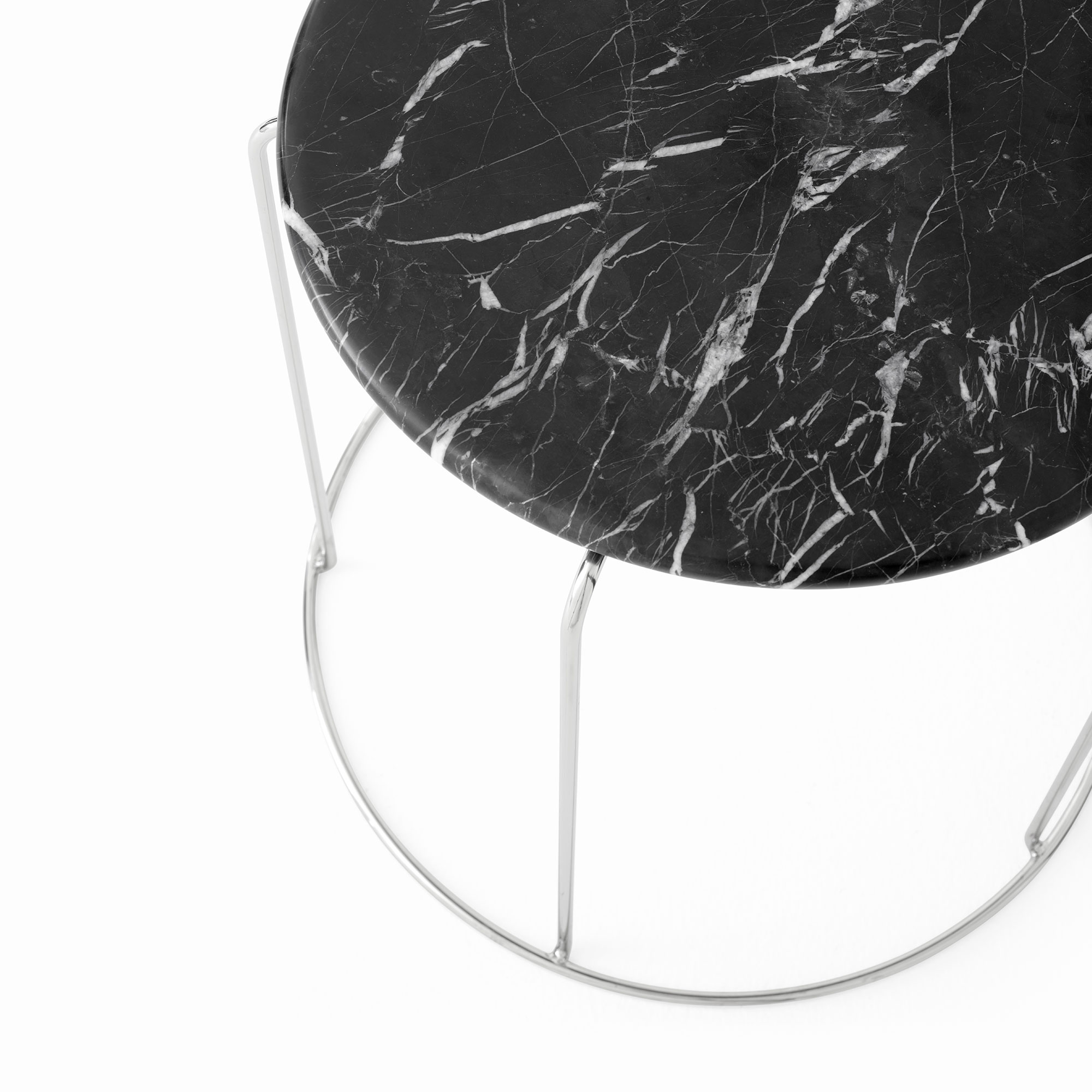 Top Wire Stool VP11 Marble Top