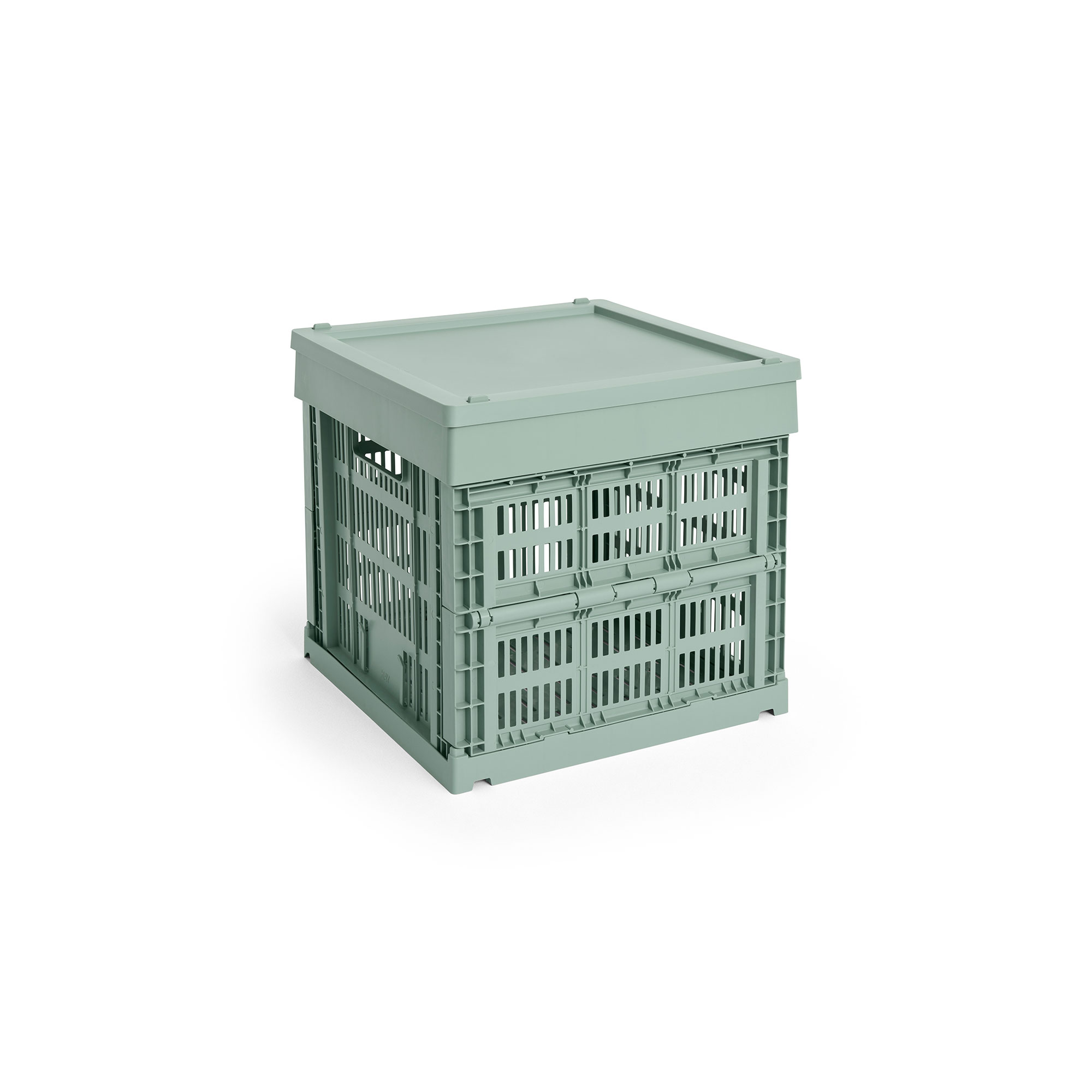 HAY Colour Crate Lid Plastic Medium Square / Cube