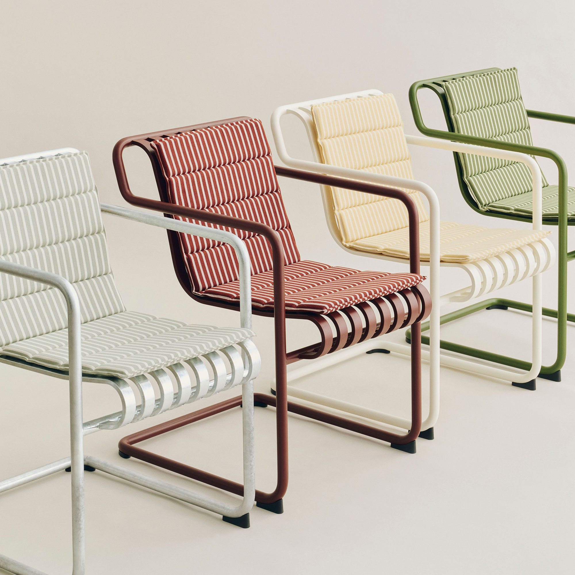 Terrazza Folding Seat Cushion Bold Stripe