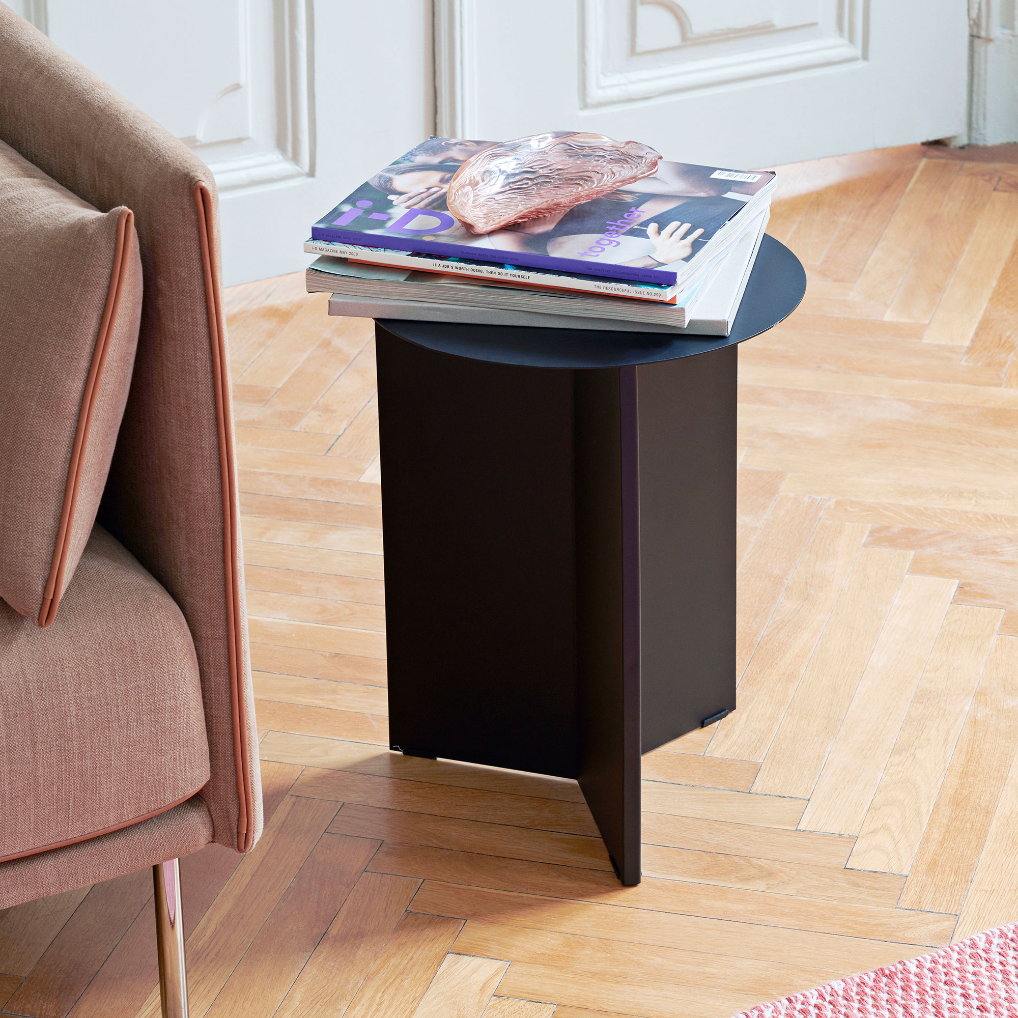 Slit Table Round High