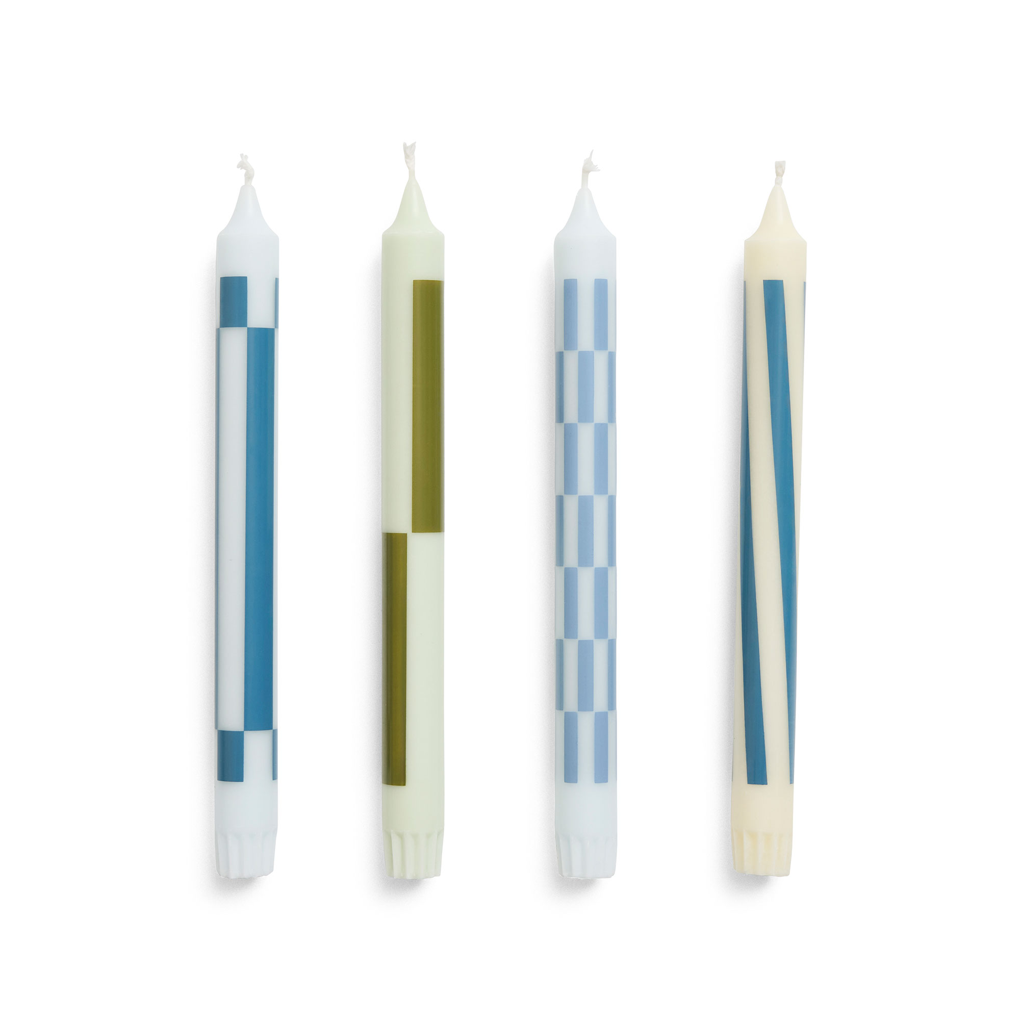 Pattern Candle Set of 4
