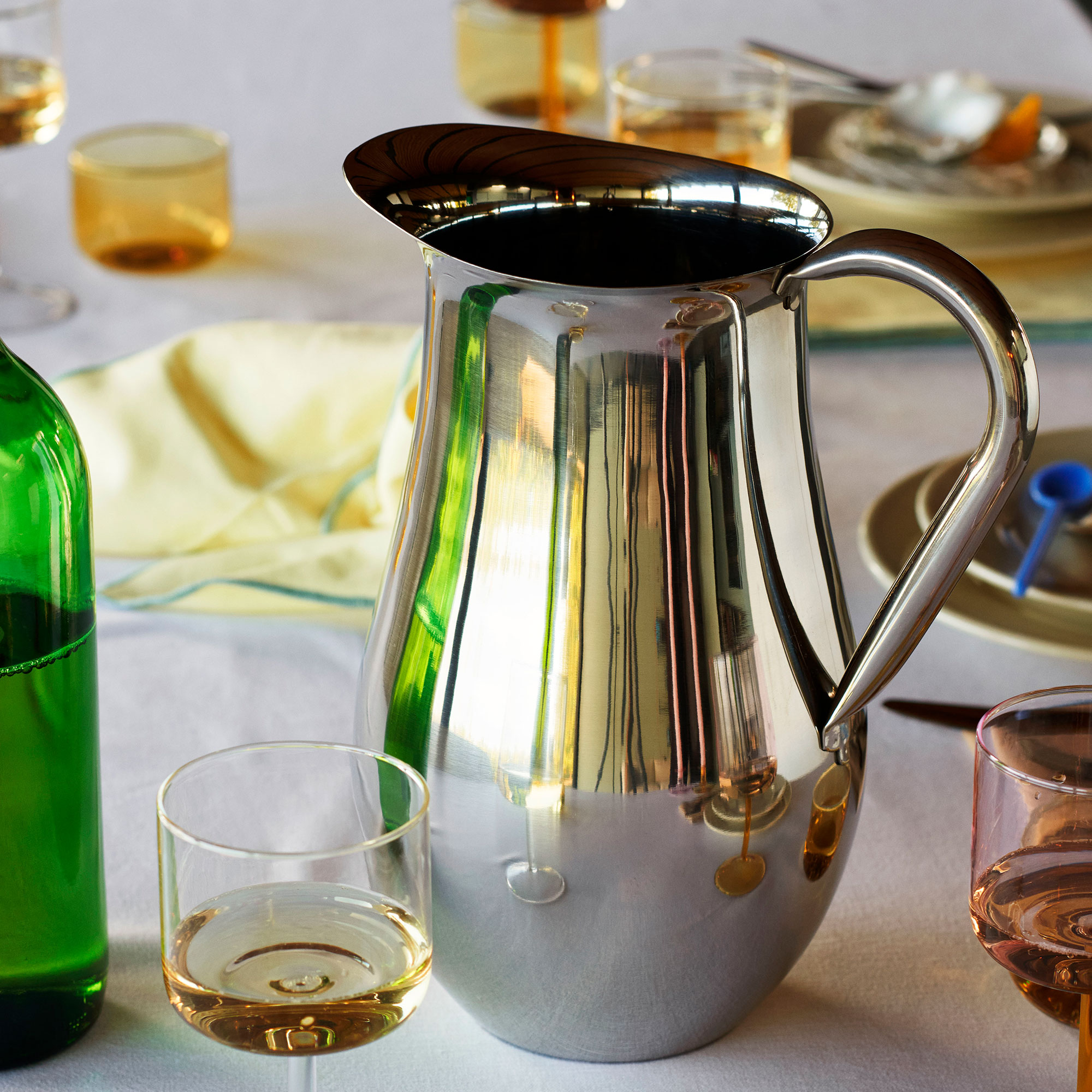 Indian Steel Pitcher
