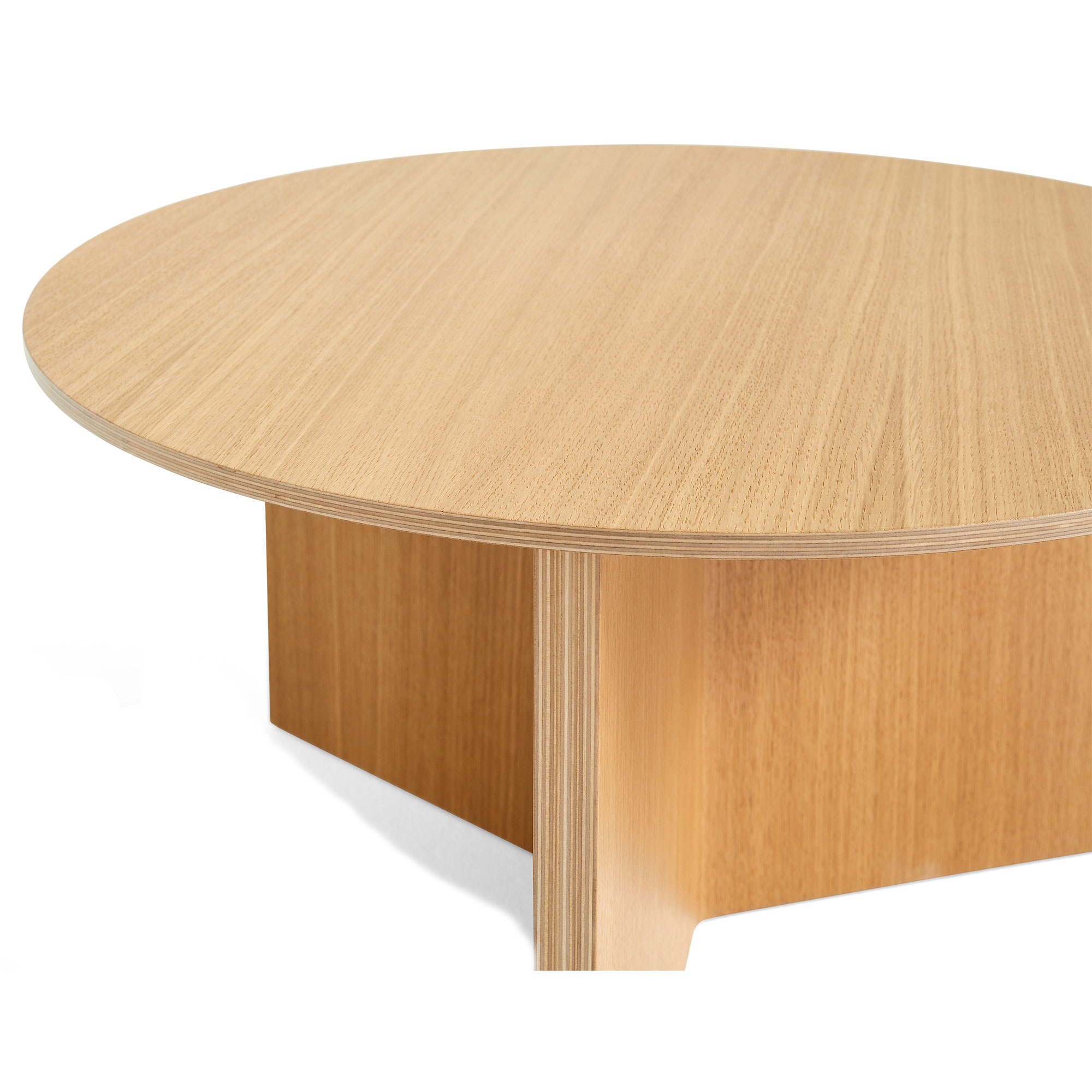 Slit Table Wood Round XL