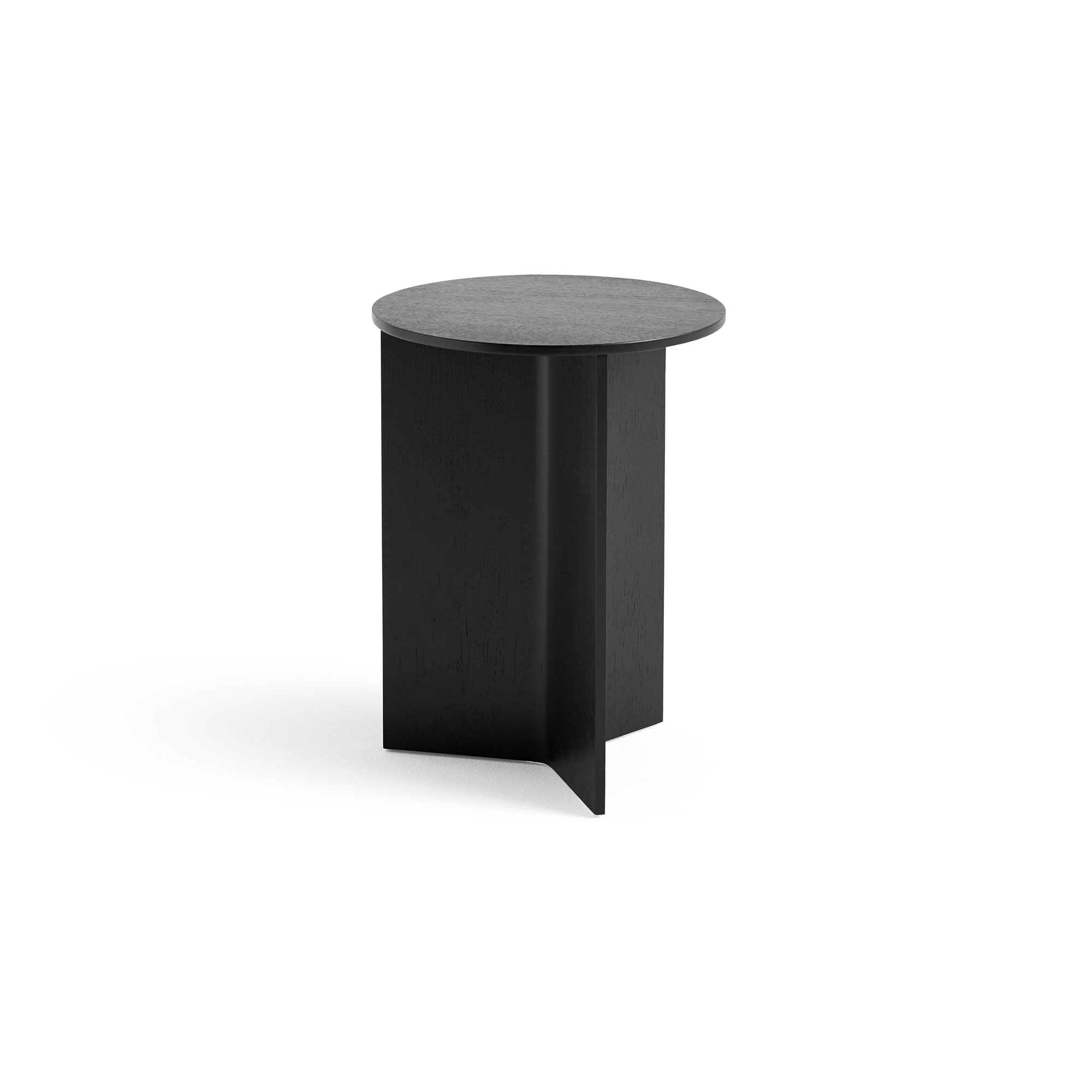 Slit Table Wood Round High