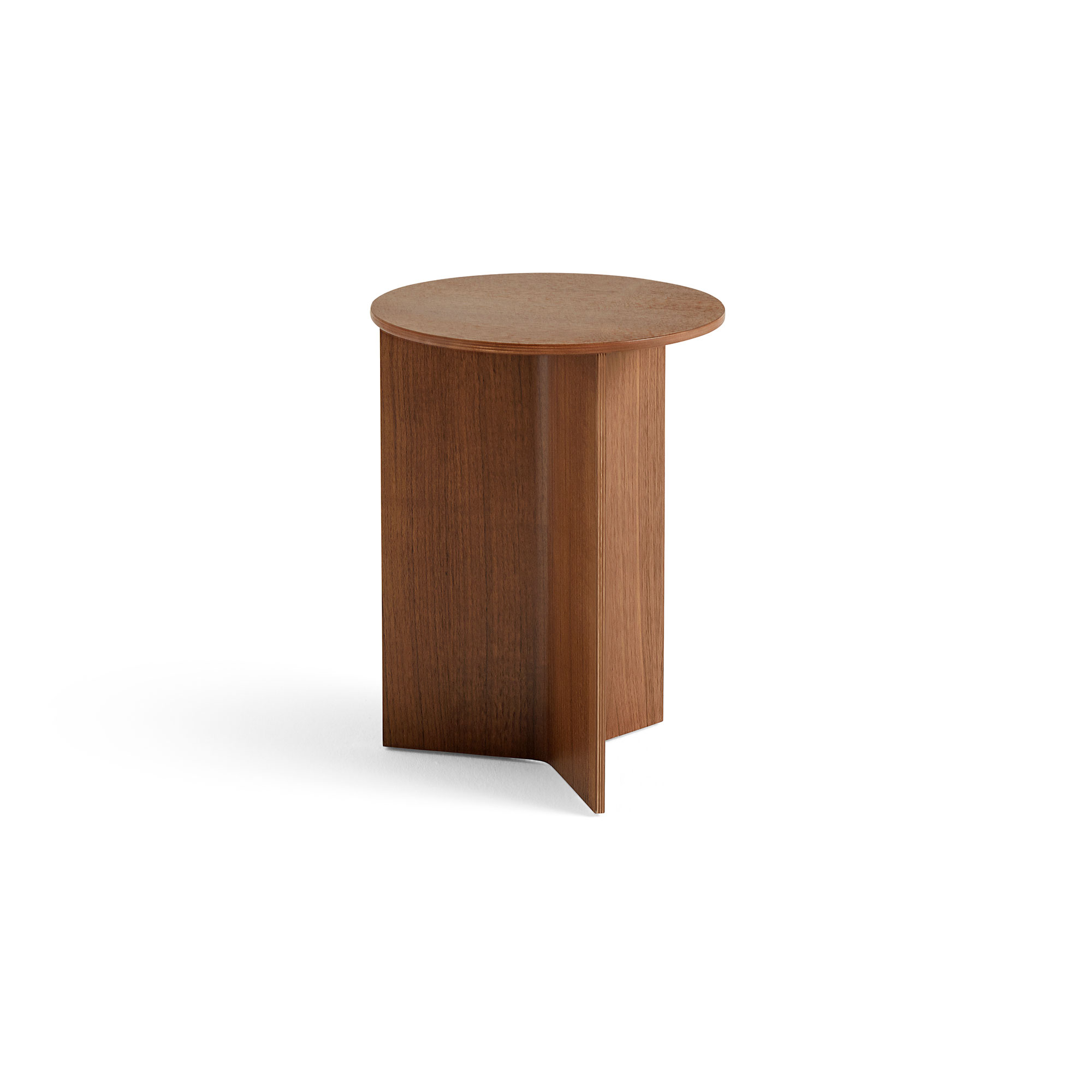 Slit Table Wood Round High