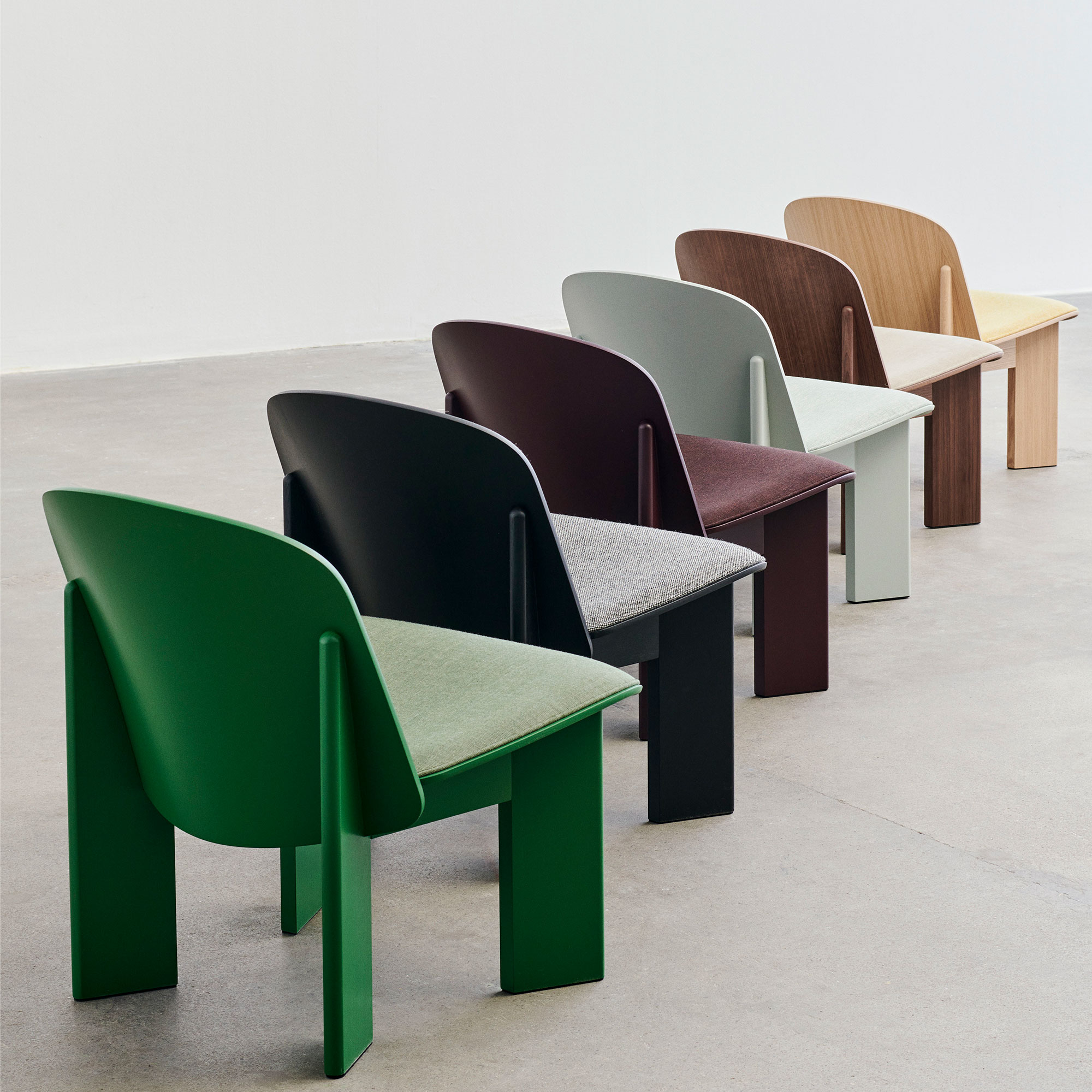 Chisel Lounge Chair w. Upholstery