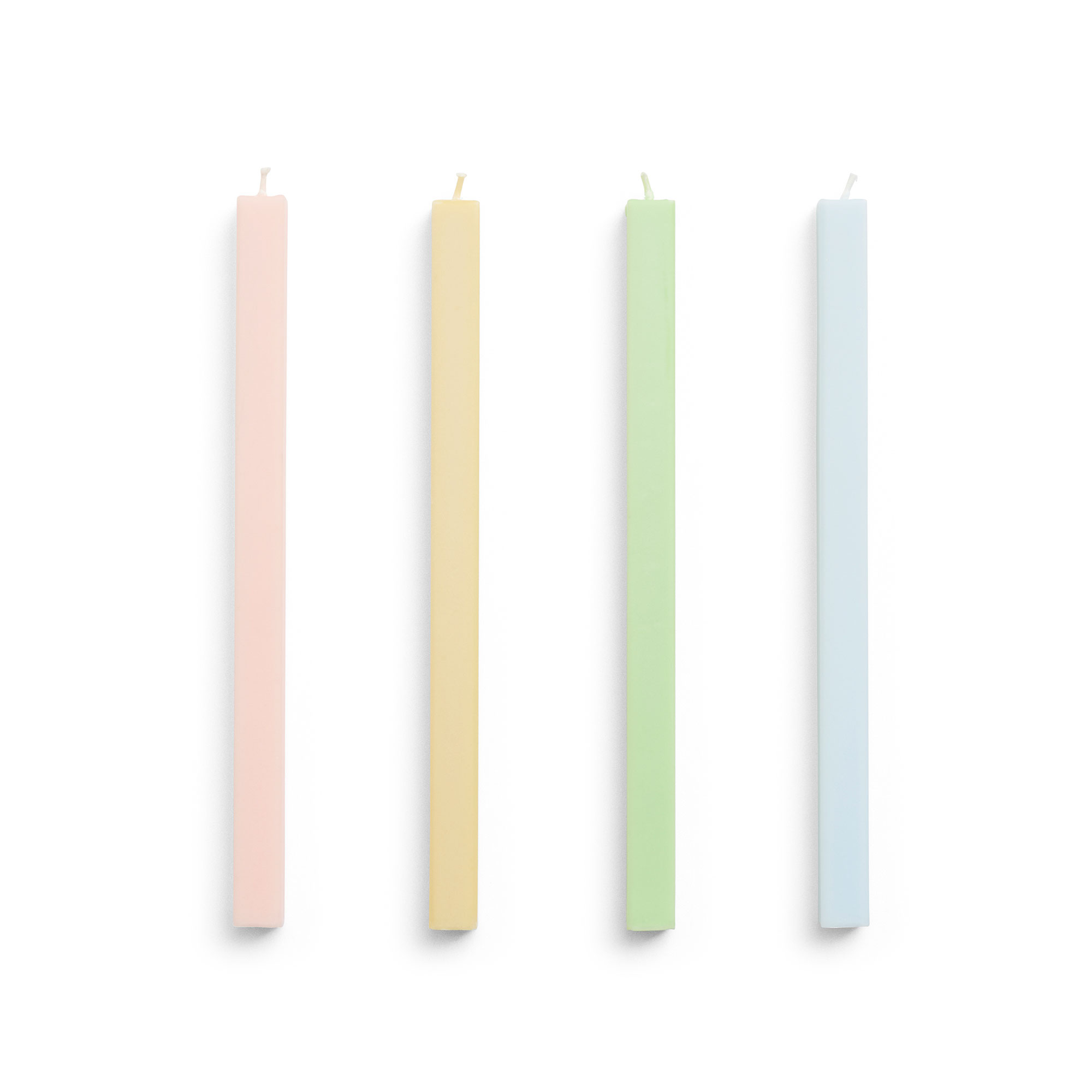 Square Candle, Set of 4
